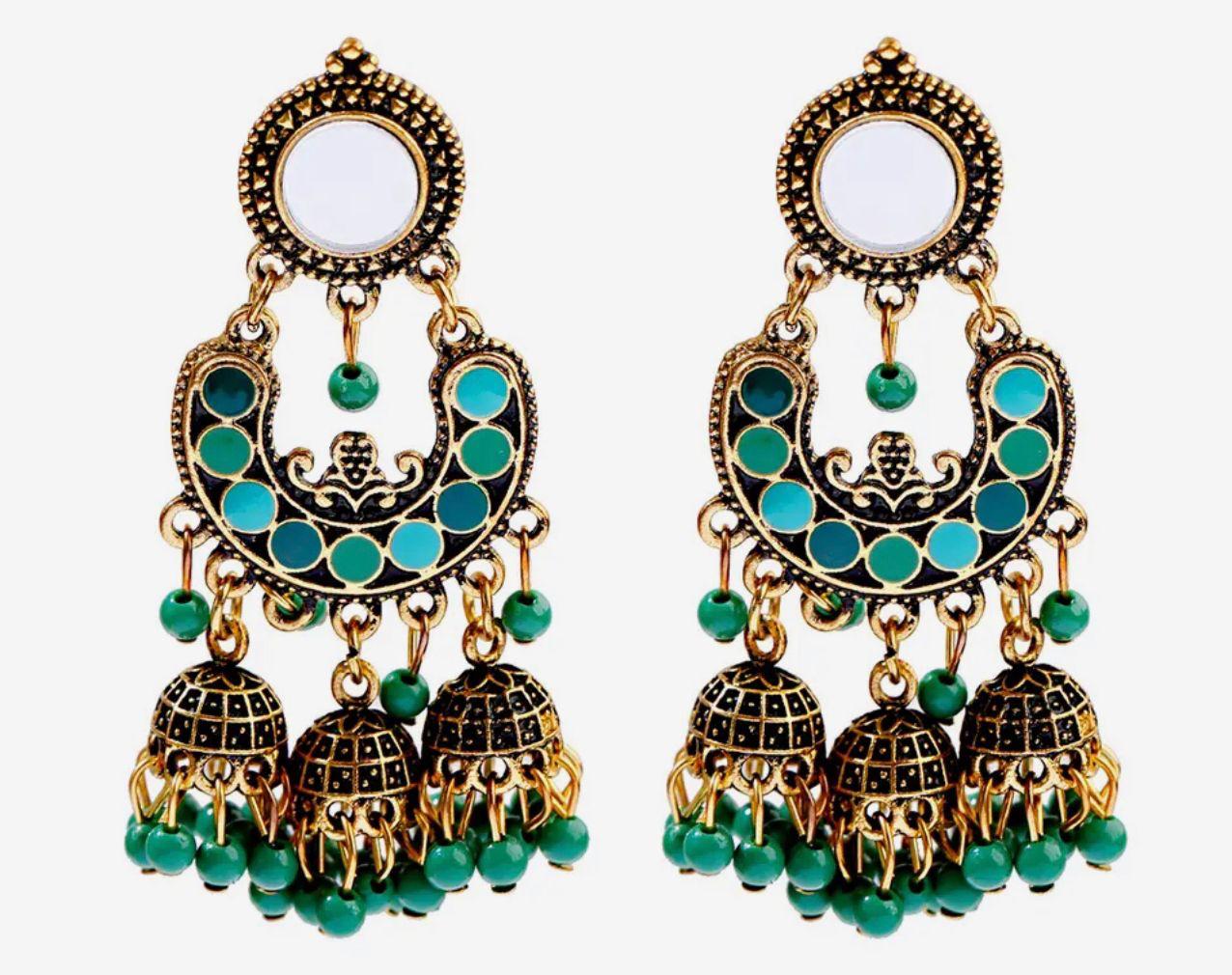 Amirah Earrings (Green)