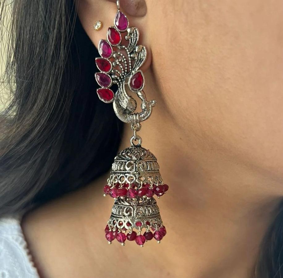 Malala Earrings (Red)