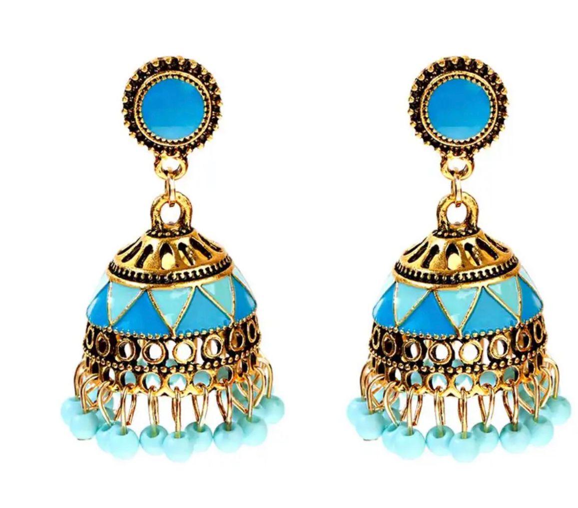 Hawa Earrings (Blue)