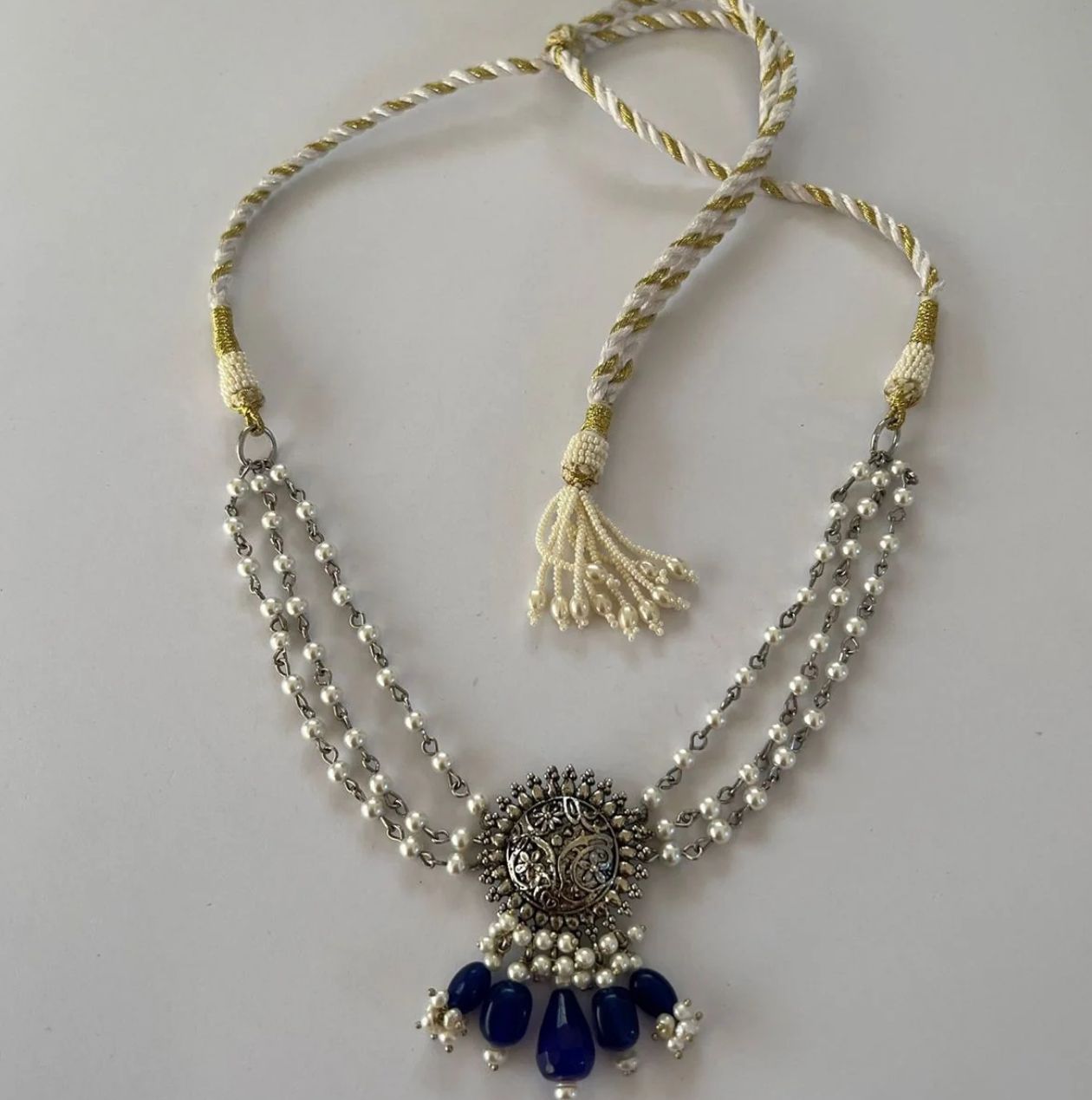 Aliyah Necklace (Blue)