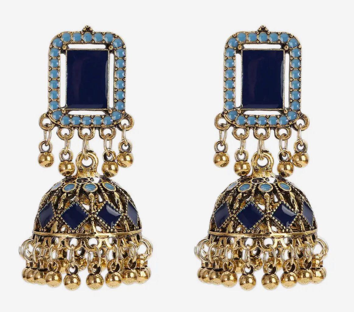 Mesha Earrings (Blue)